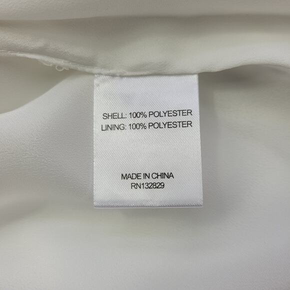 Chrissy Teigen x Revolve Josiah White Button Front Skirt size Small - Picture 8 of 10